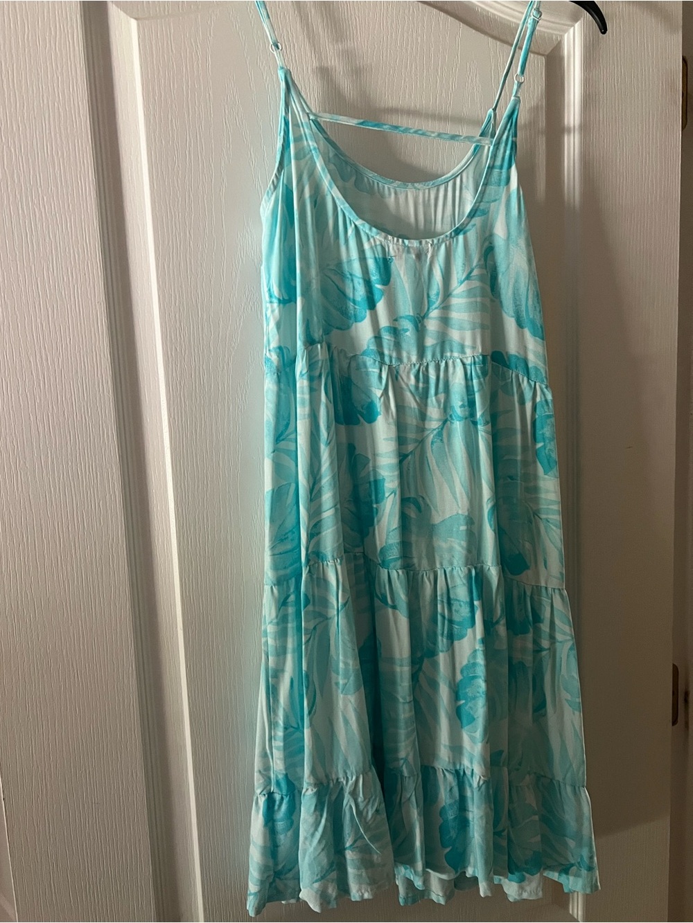 crown & ivy Light Aqua Tank Dress